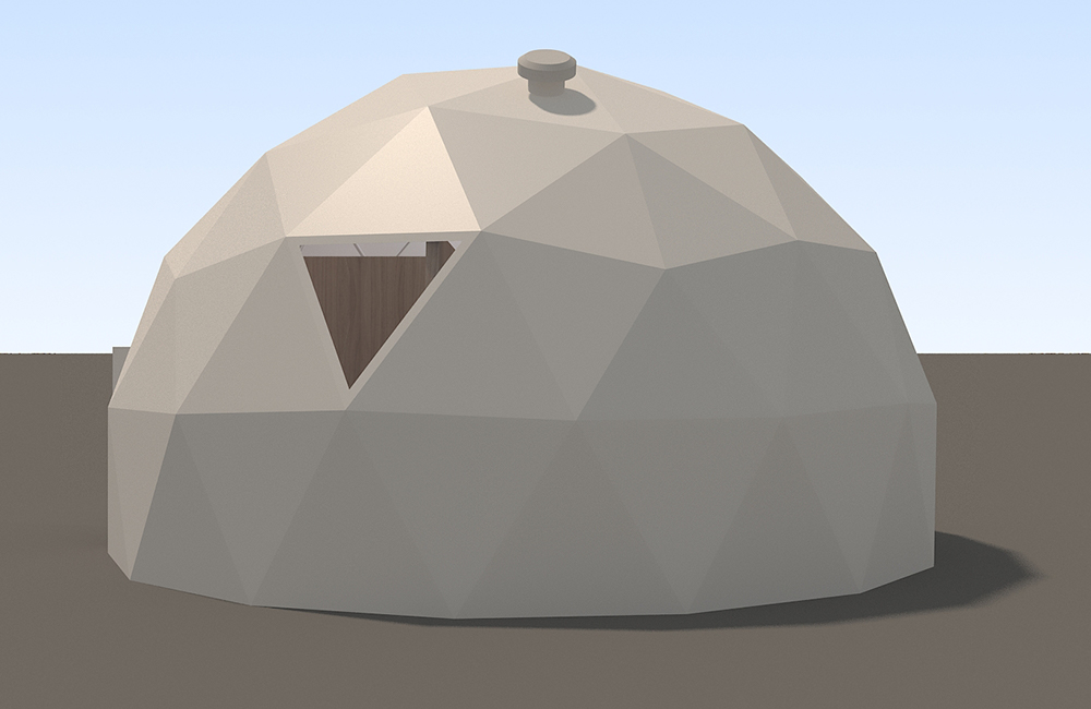 geodesic dome šator