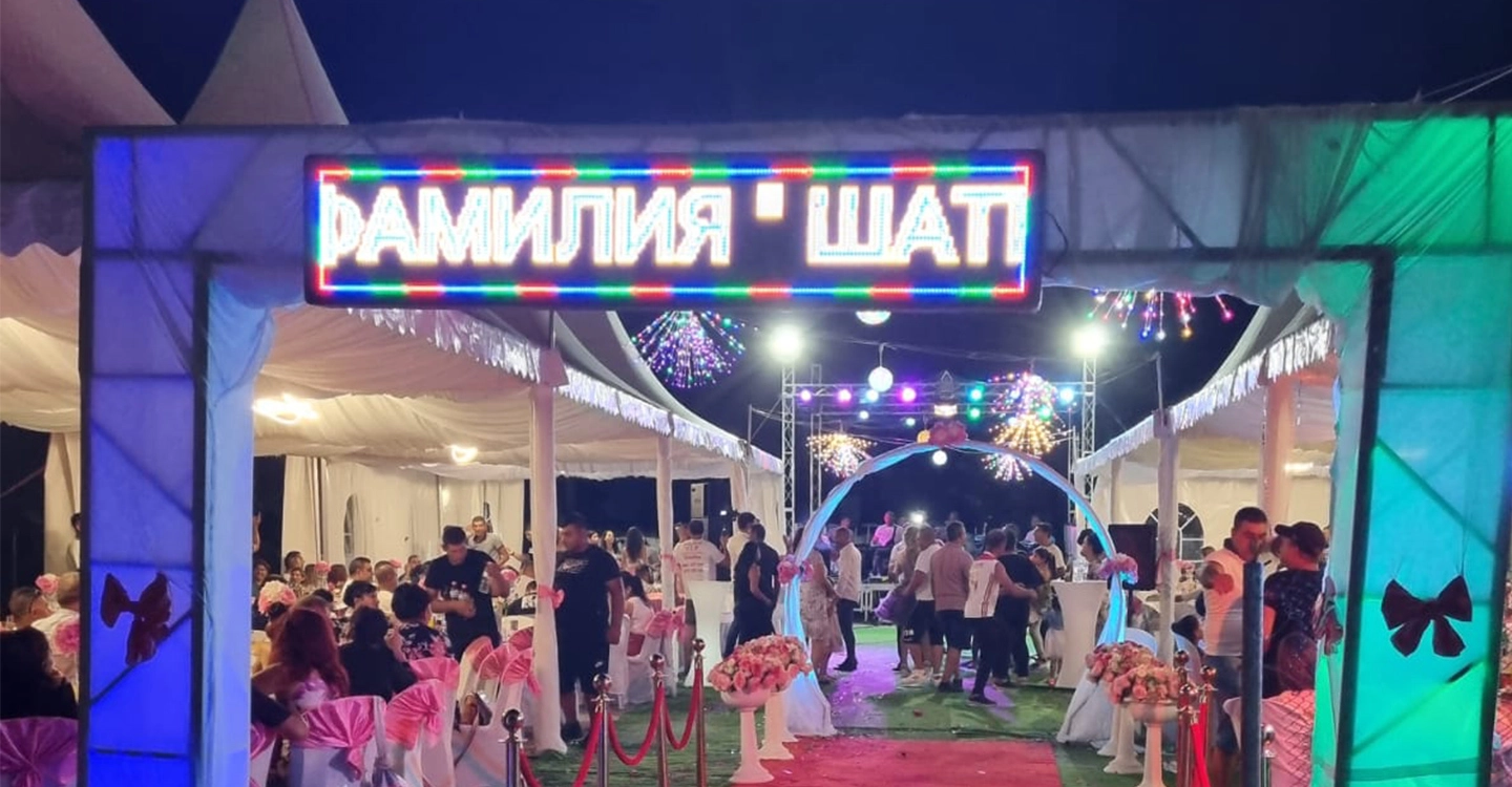 carpa de exposición de pagoda