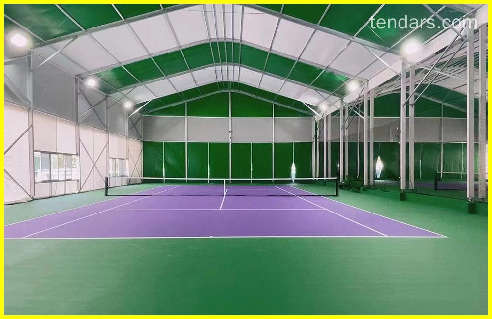 tennis court tent