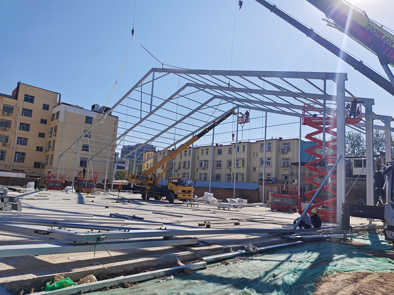 construction de tente