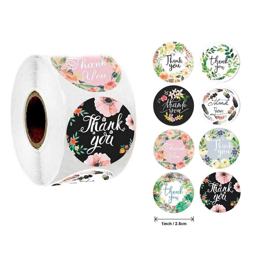 09fda1ba95908dacb94b8f92495b885e - QianXun Round adhesive thank you sticker label design - QianXun