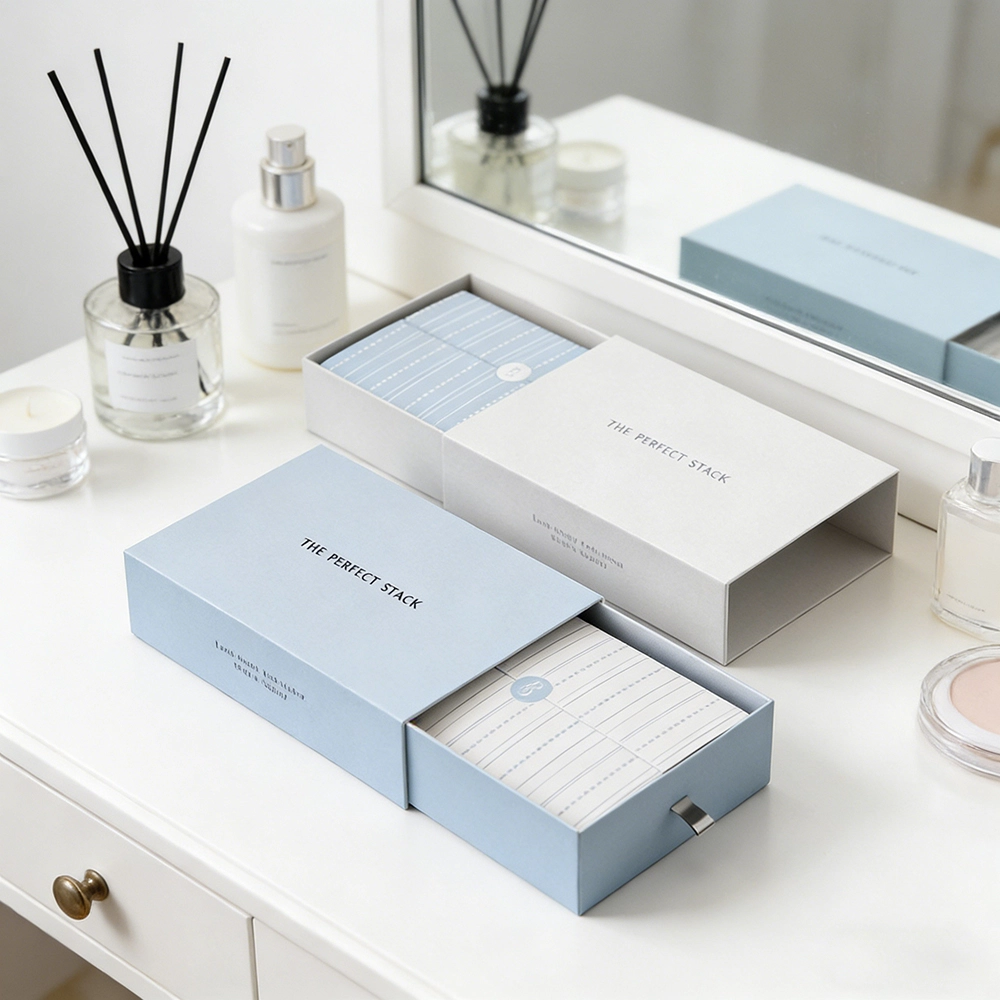 Sliding paper gift box with premium finish - QianXun