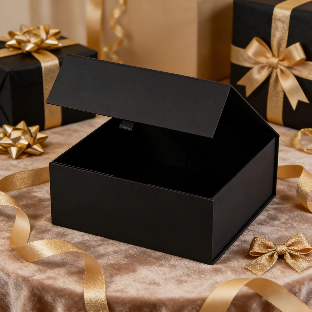 Custom printed rigid magnetic box for gift packing - QianXun