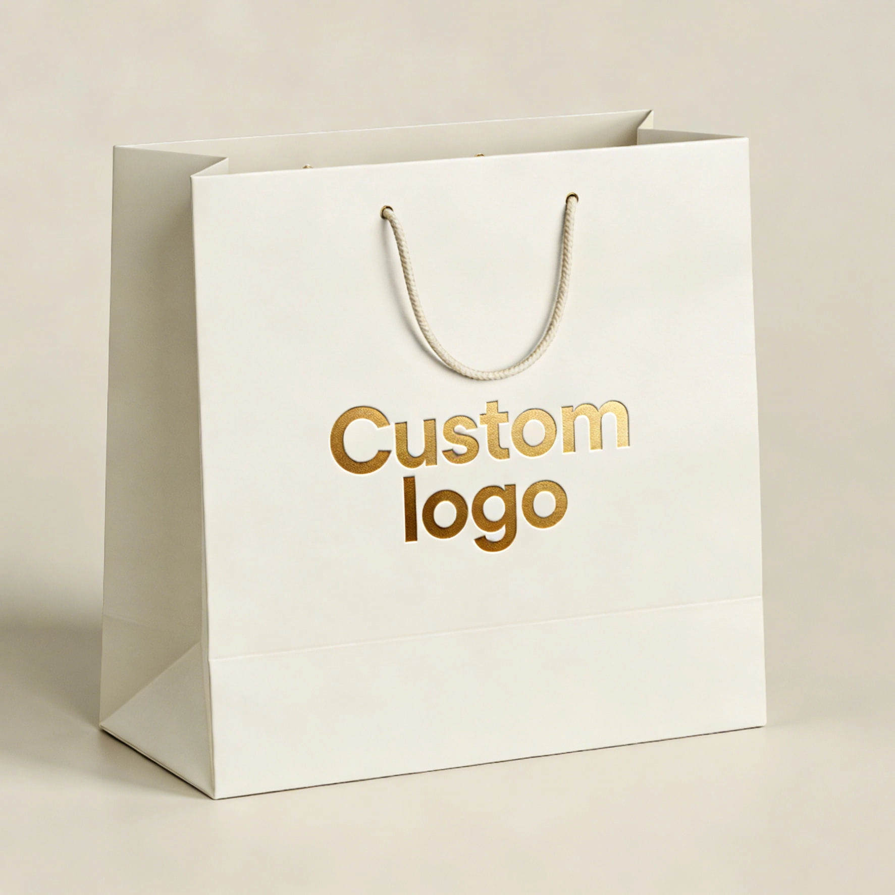 High-quality paper gift bag with rope handles - QianXun