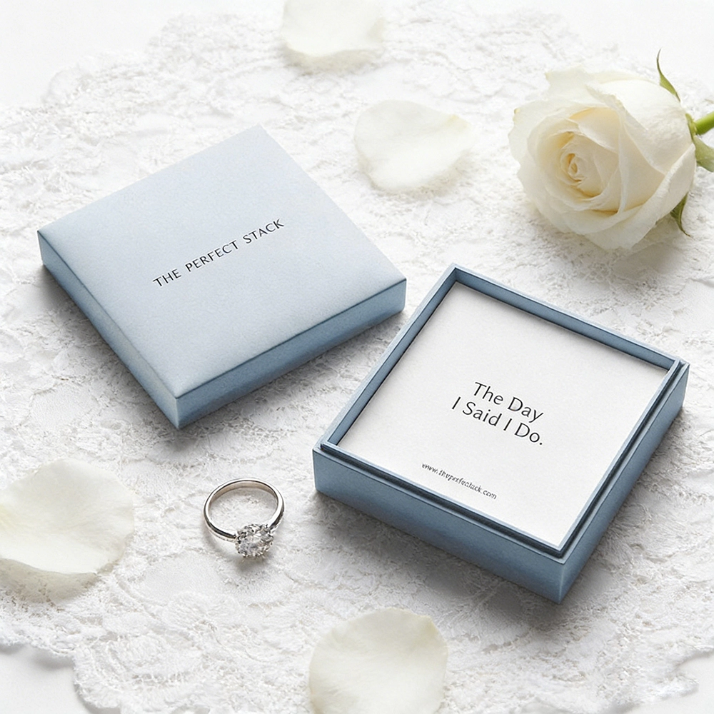 Luxury packaging drawer box with custom logo - QianXun