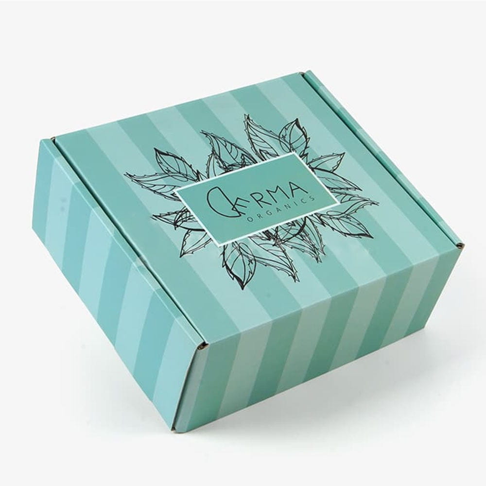 Durable paper shipping box for e-commerce packaging