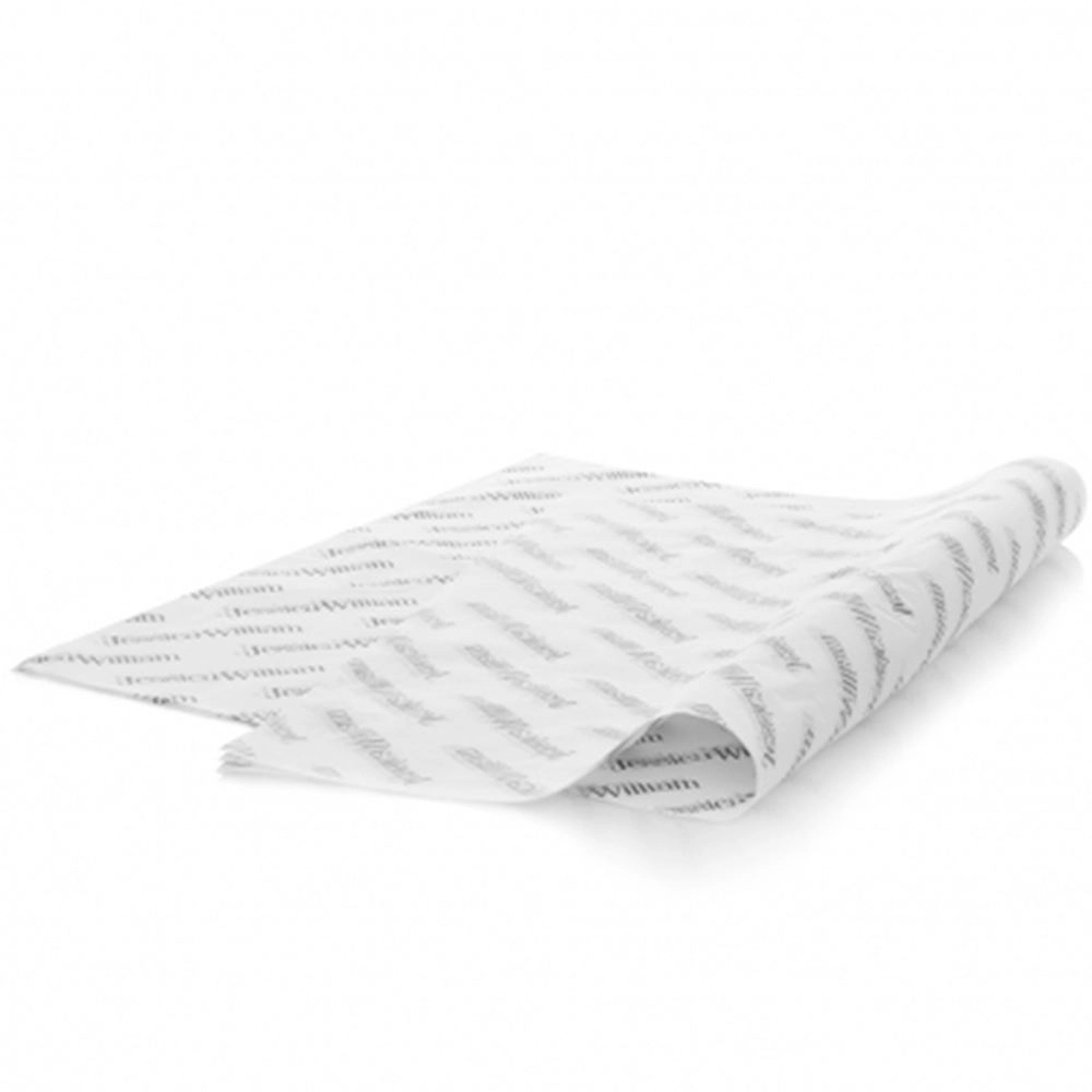 Custom white tissue silk paper with logo print - QianXun