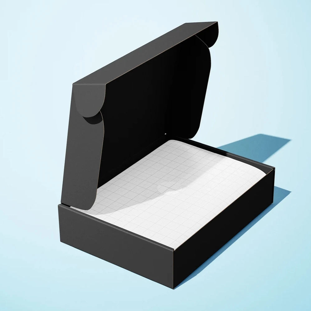 Luxury black subscription packaging mailer box - QianXun