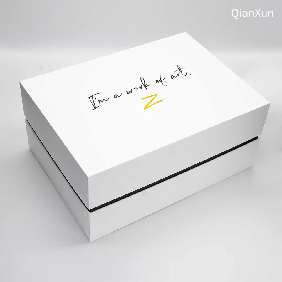 QianXun Embossed Cosmetic Rigid Box — Premium Custom Packaging