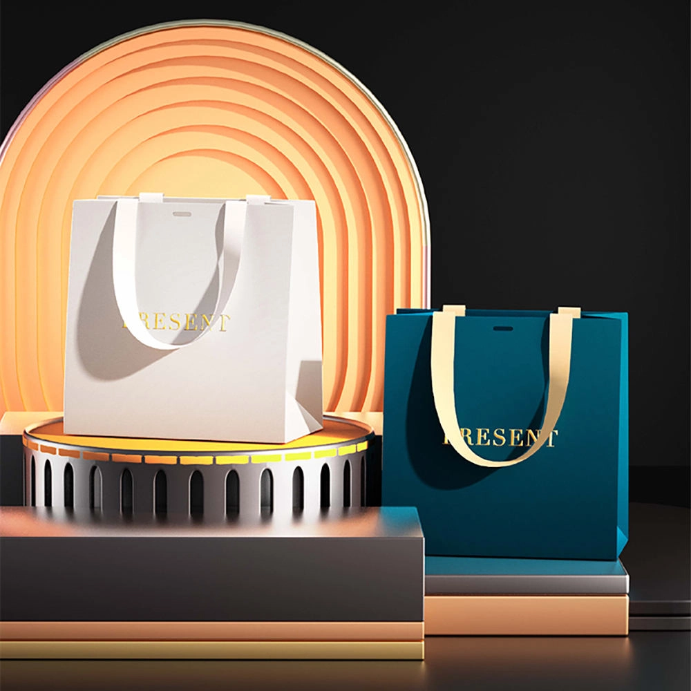 Premium paper shopping bags for shoes packaging - QianXun