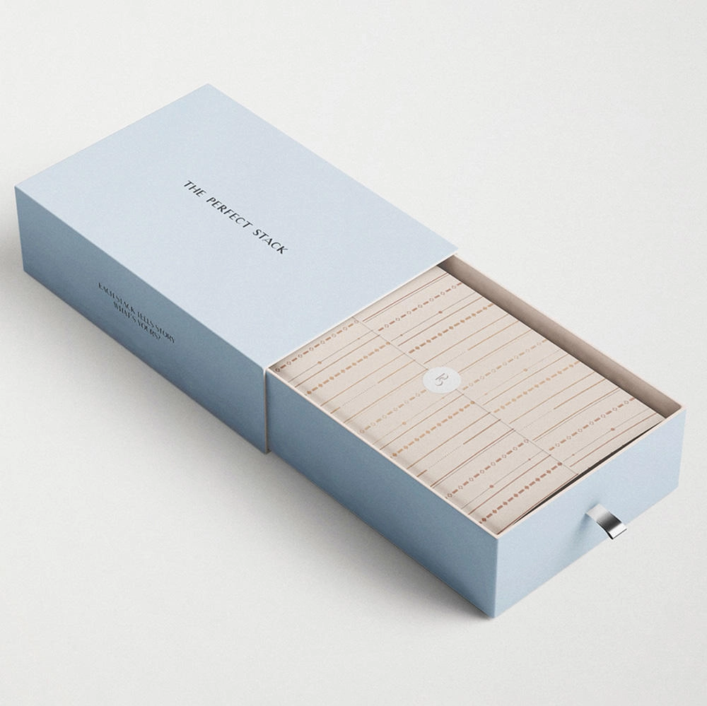 Custom printed drawer box for luxury packaging - QianXun
