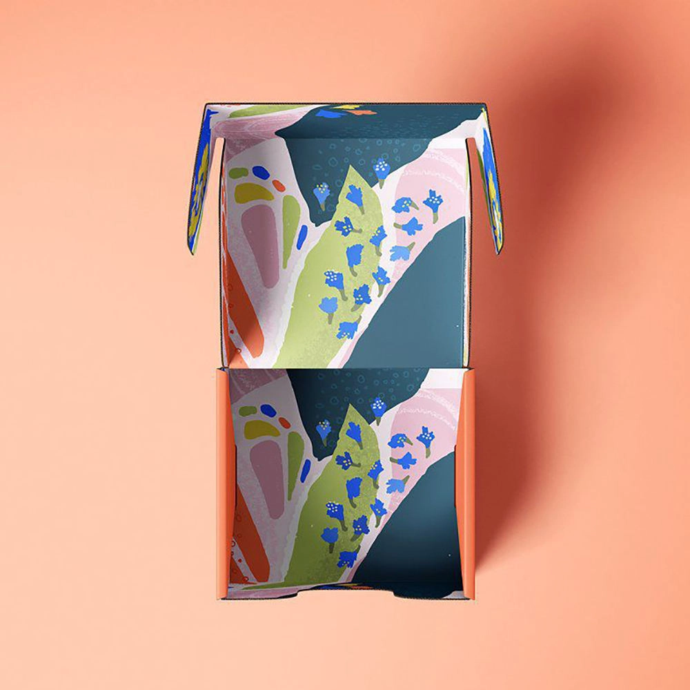 Corrugated cardboard gift shipping packaging box - QianXun