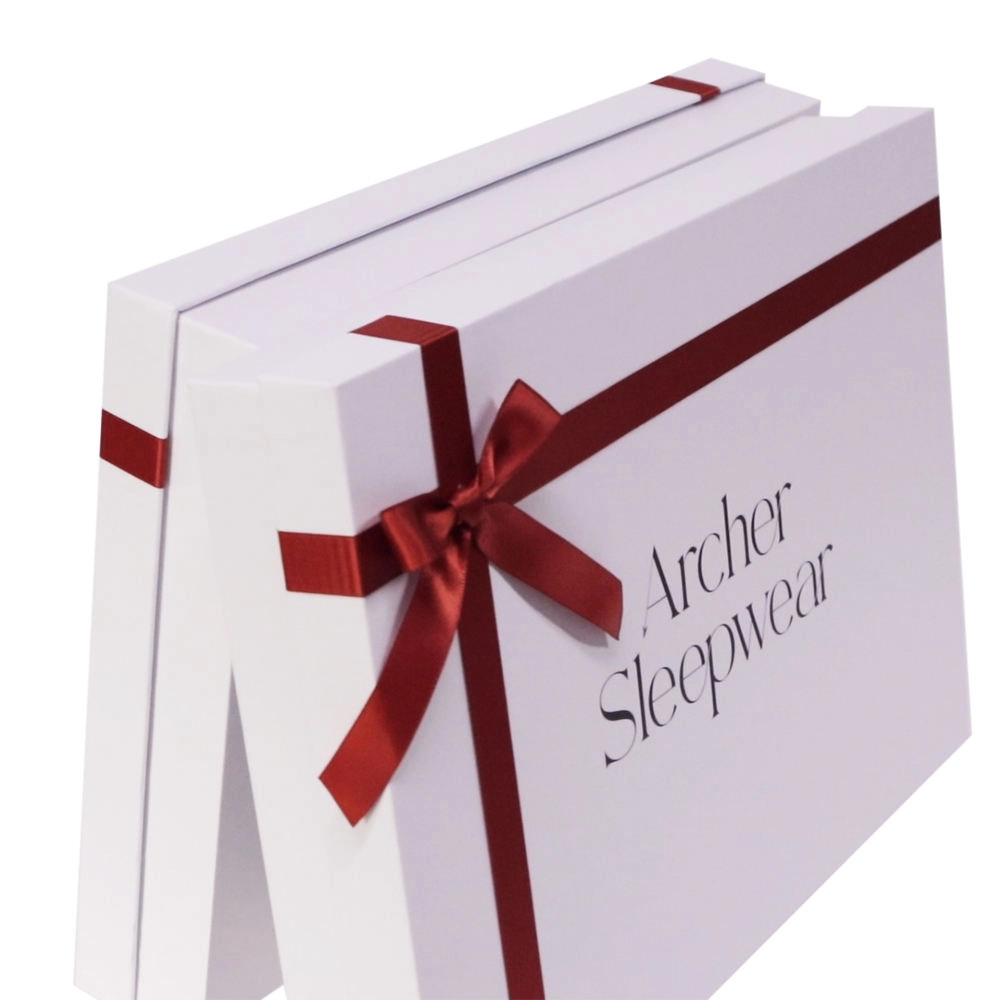 Custom CMYK logo, removable lid gift box - QianXun