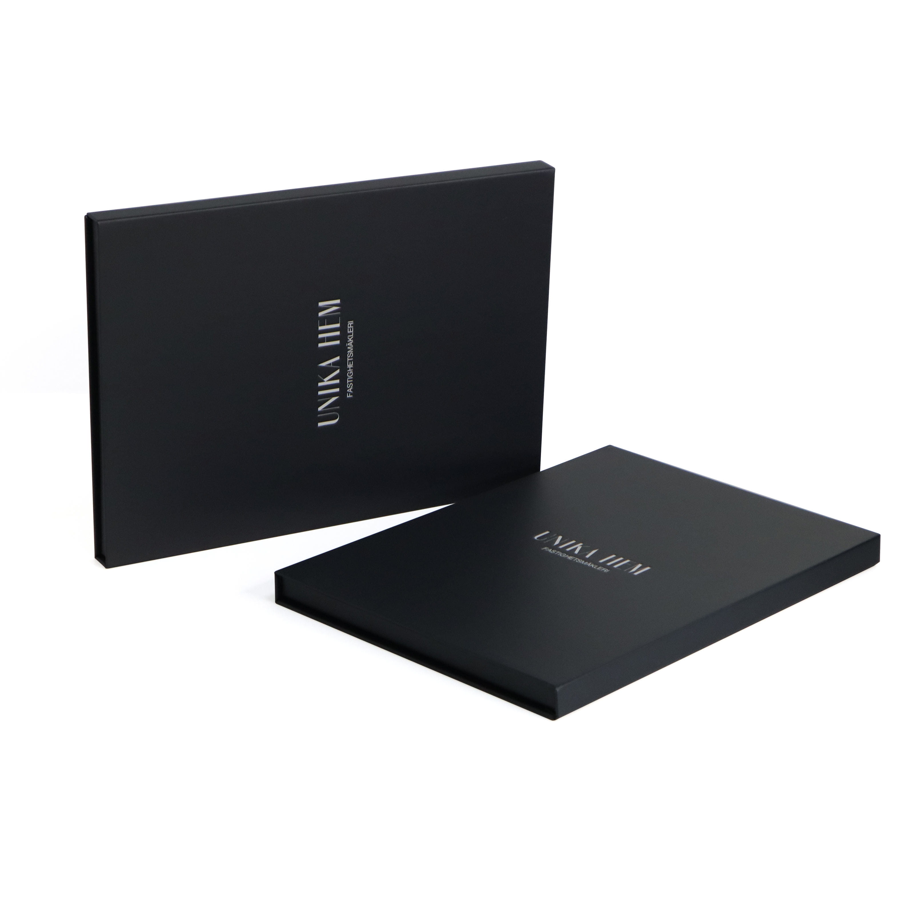 Premium matte black rigid magnetic closure box