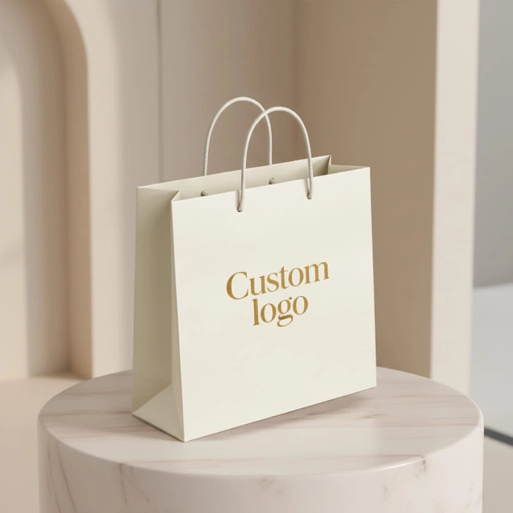 Custom printed paper bag for gift packaging use - QianXun