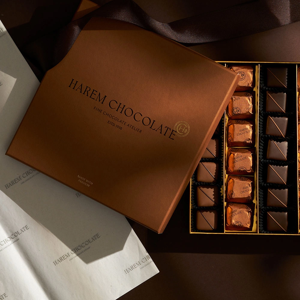 Custom printed rigid gift box for chocolate display - QianXun