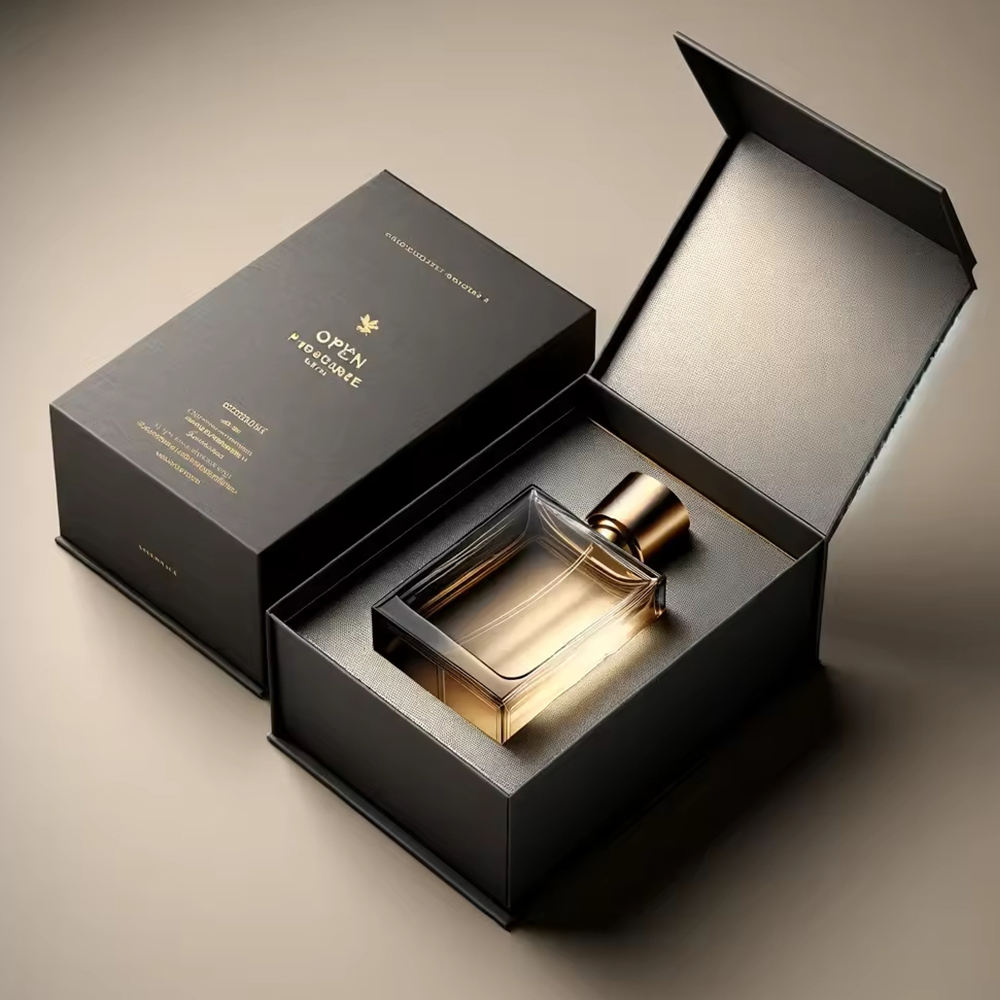 High-end candle packaging magnetic rigid box