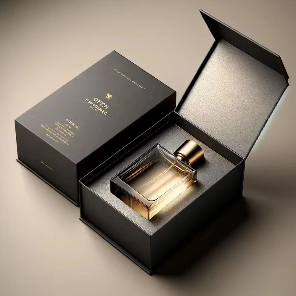High-end candle packaging magnetic rigid box - QianXun