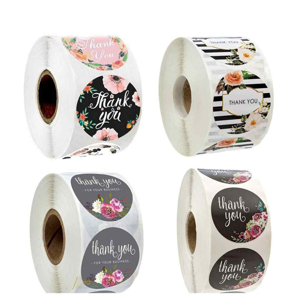 Custom printed waterproof packaging label sticker