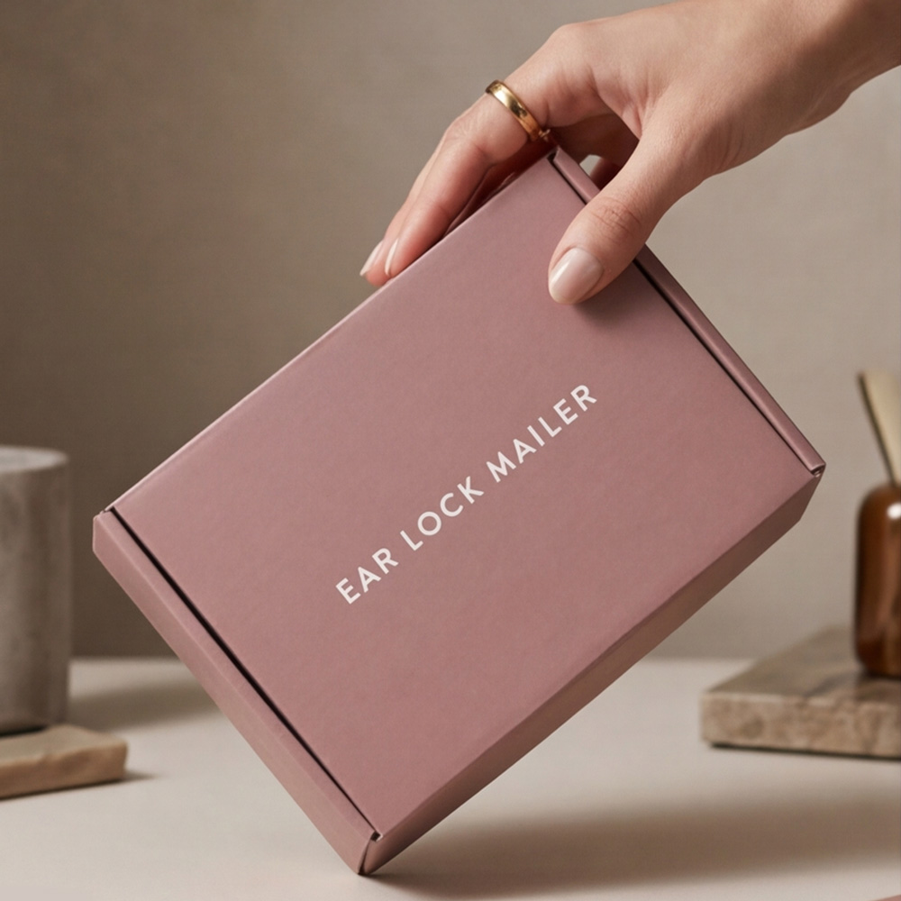 Printed mailer fruit box for branded packaging use