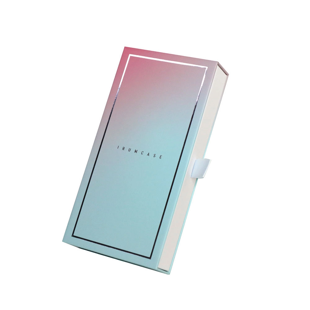 Luxury cardboard drawer box with gradient finish - QianXun