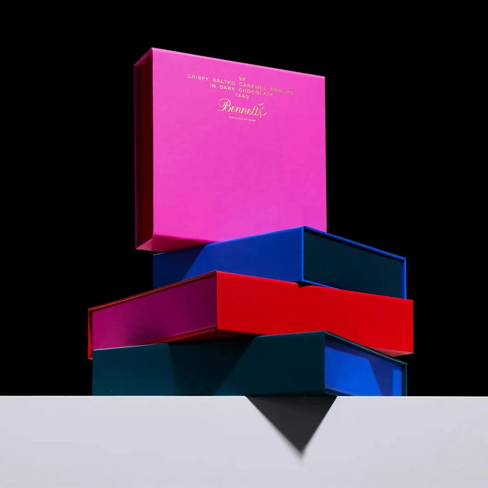 Premium chocolate packaging box with magnetic closure - QianXun