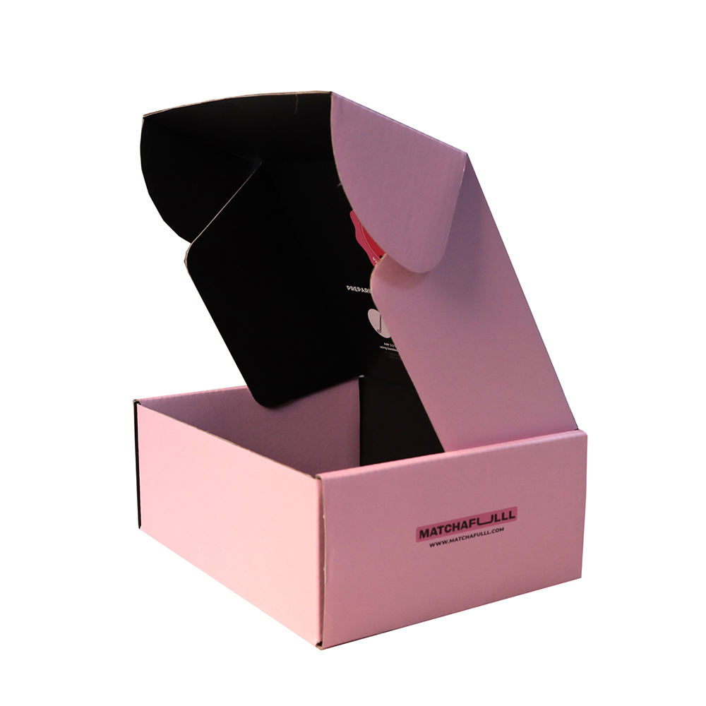 Custom cosmetic shipping box with logo printing