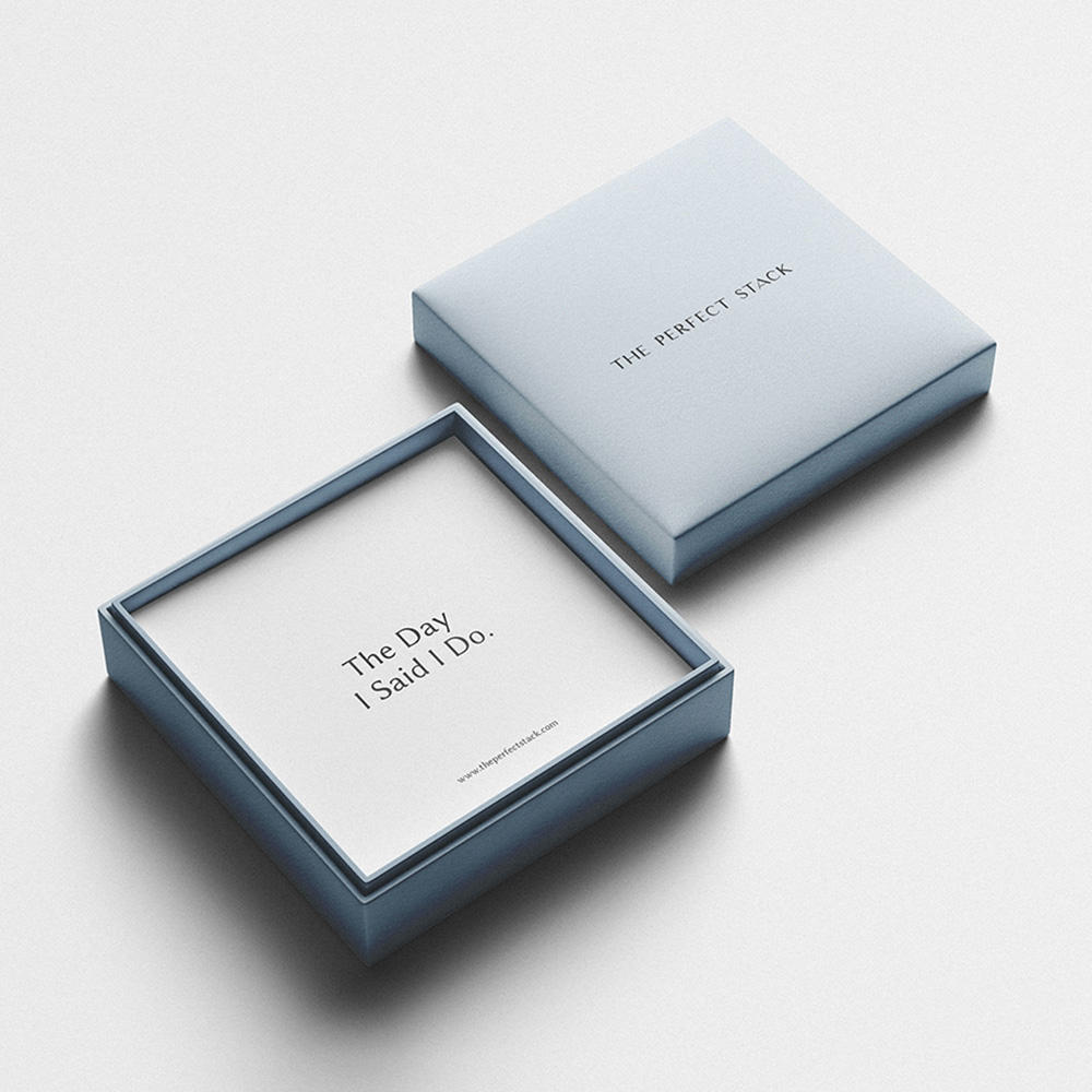 High-end coated paper sliding gift box design