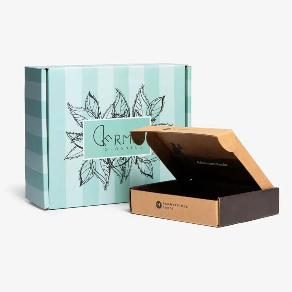 Eco-friendly corrugated cardboard box for product delivery