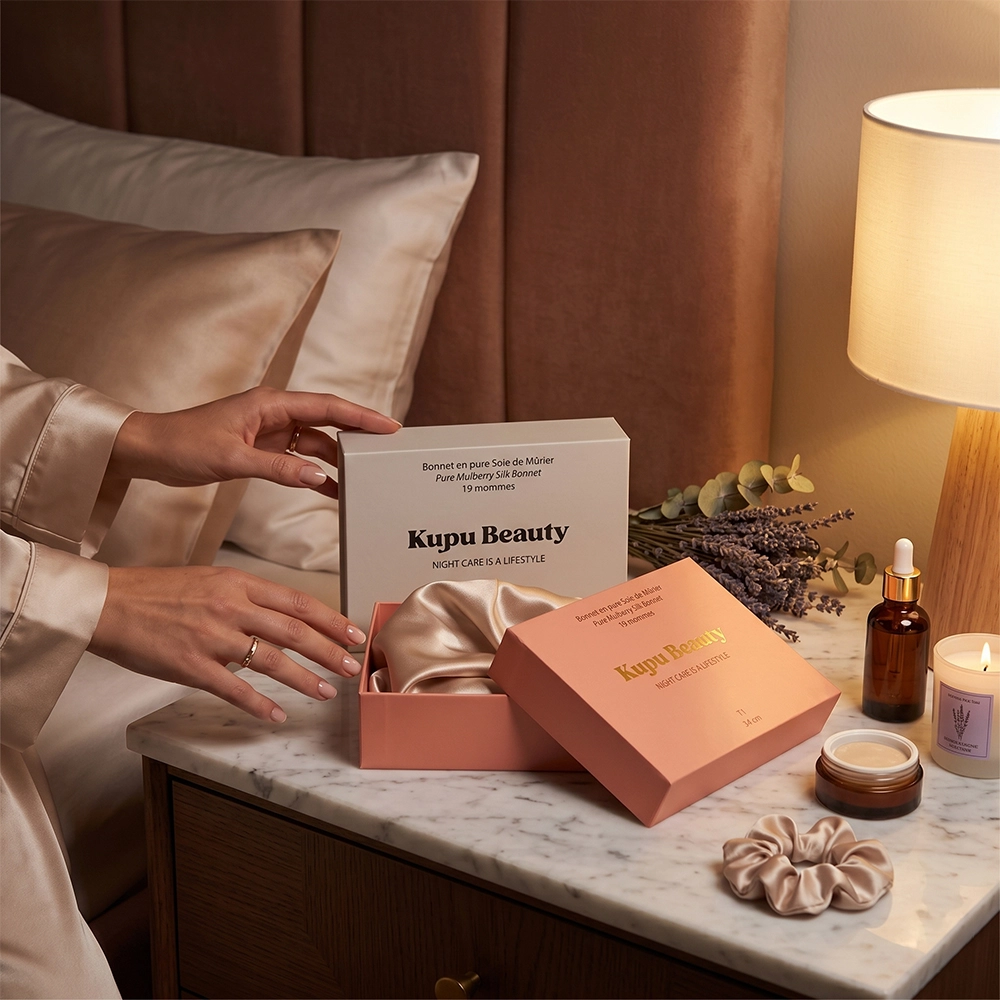 High-end beauty packaging box with custom logo - QianXun