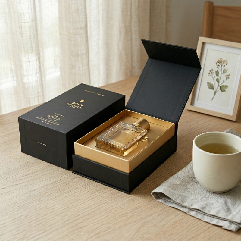 Stylish rigid magnetic box for premium packaging - QianXun