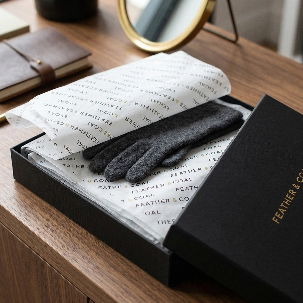 Custom logo tissue paper for e-commerce use - QianXun