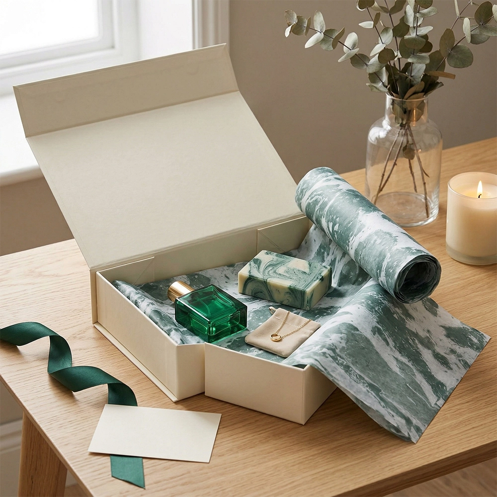 Custom logo tissue paper for brand packaging - QianXun