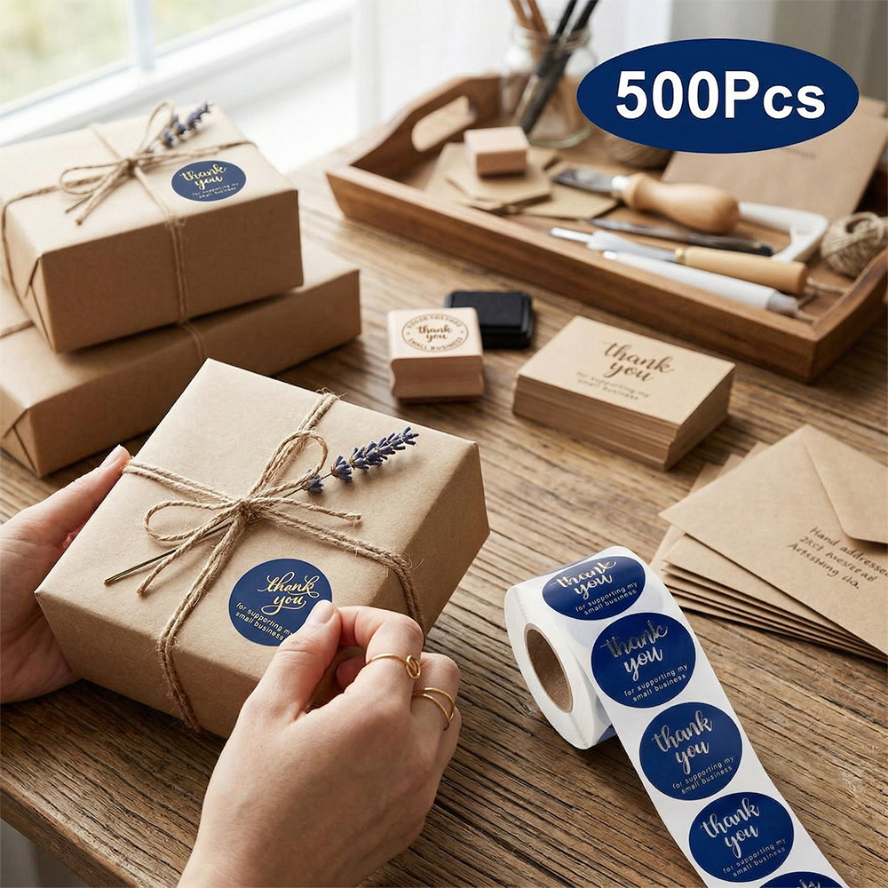 Custom printed round label stickers for products