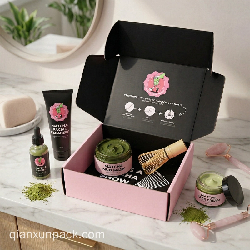 Strong cardboard box for cosmetic delivery use - QianXun
