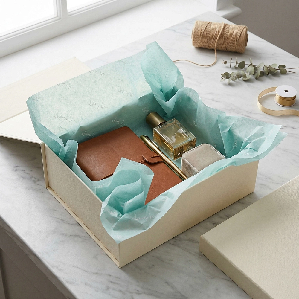 Premium pink tissue silk paper for packaging - QianXun