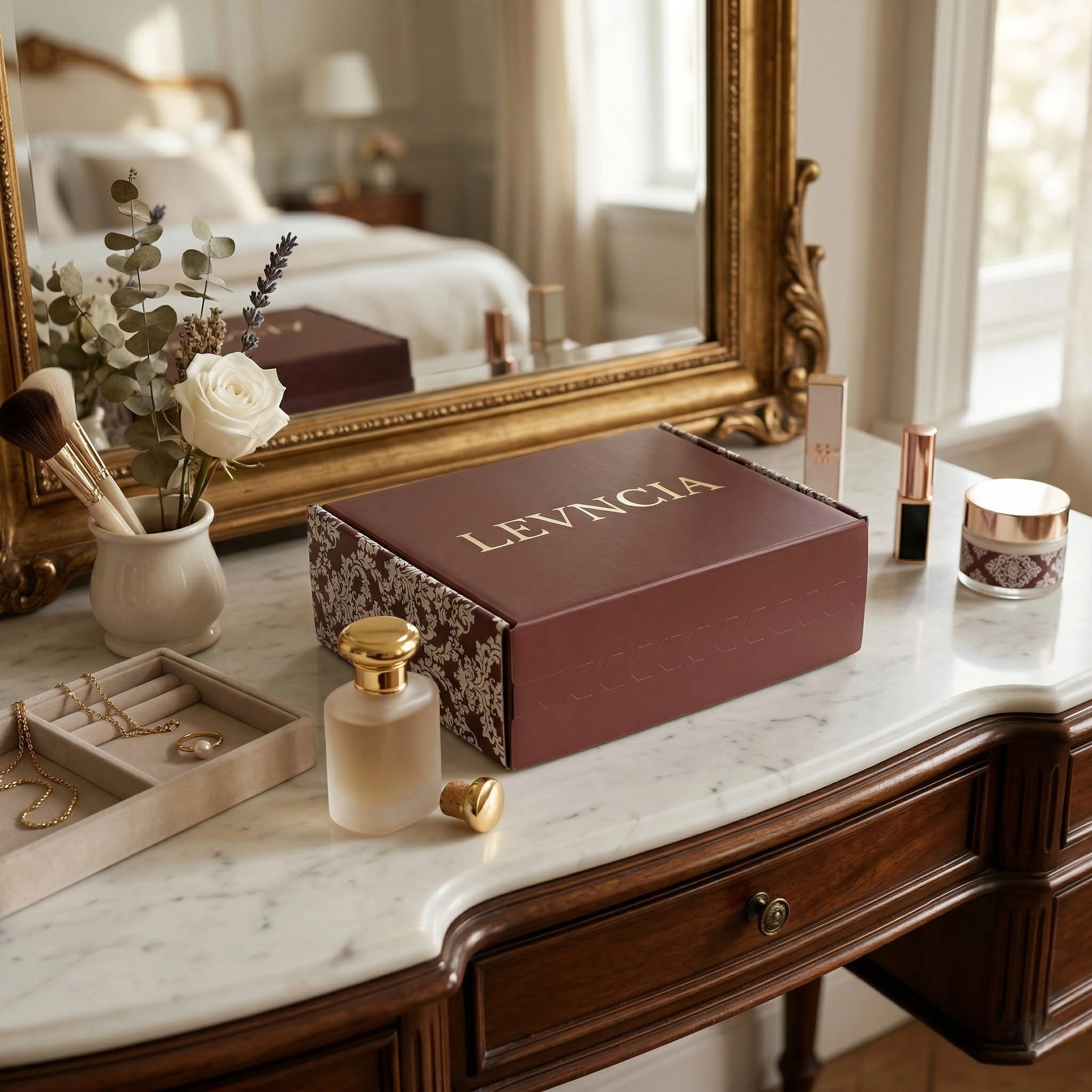 High-end packaging box with easy-open pull strip - QianXun