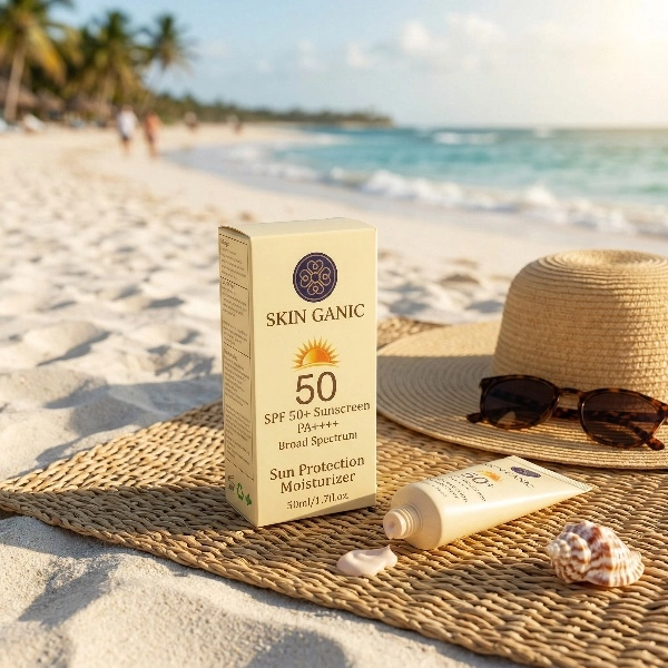 Ivory paper box for sunscreen and skincare products - QianXun