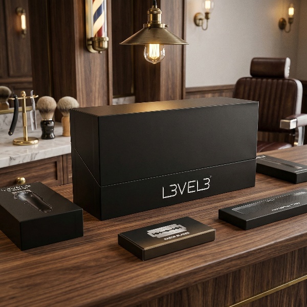 Custom branded rigid box for retail packaging