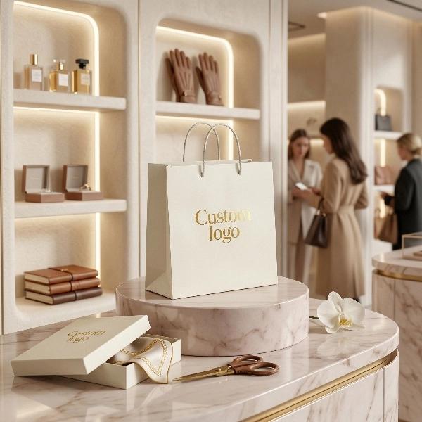 Durable custom paper bag for retail packaging - QianXun