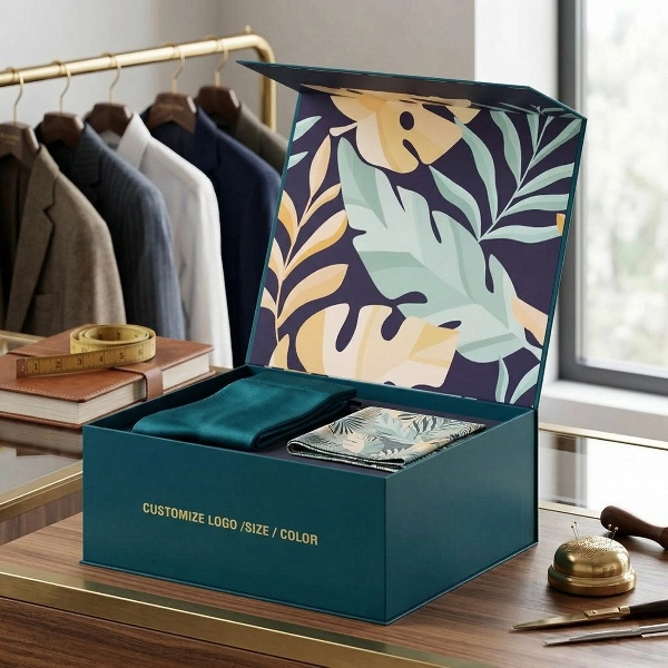 High-end foldable magnetic packaging box - QianXun