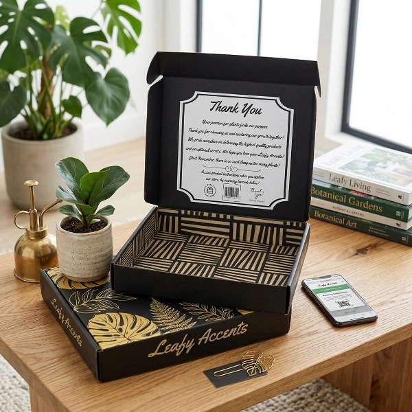 Colored corrugated cardboard mailer box design - QianXun