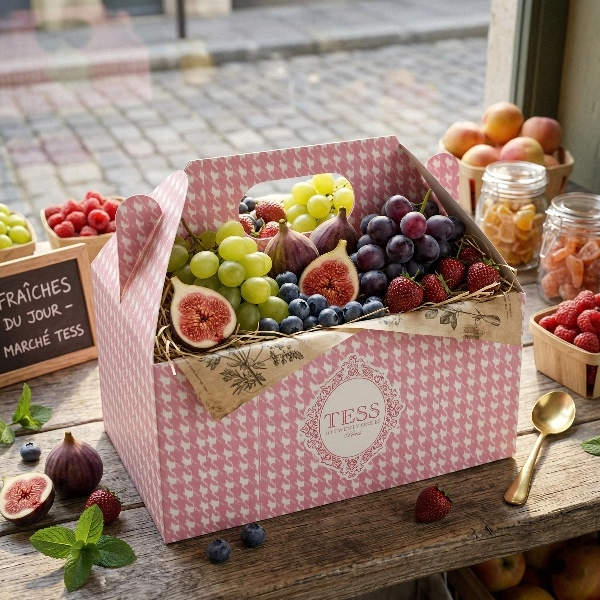 Printed fruit box for branding packaging - QianXun