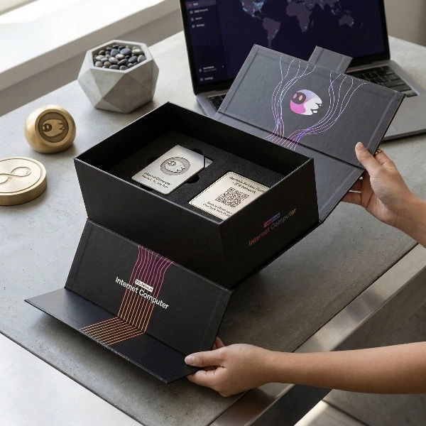 Double open box with custom print design - QianXun