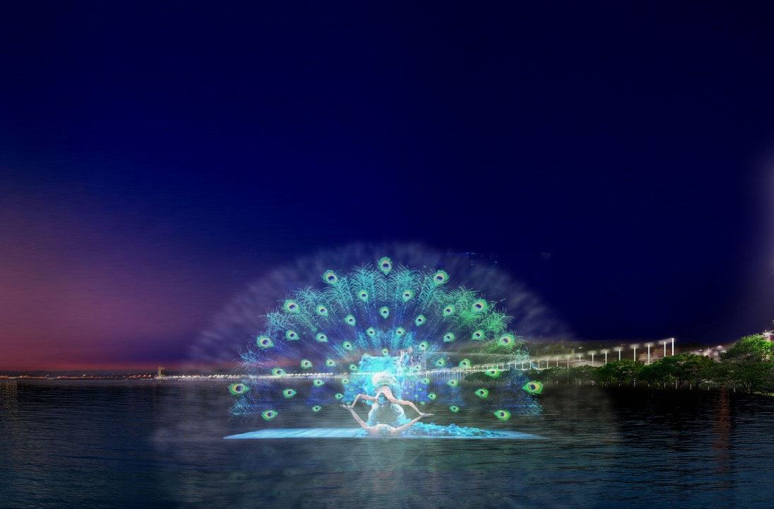 water projection show