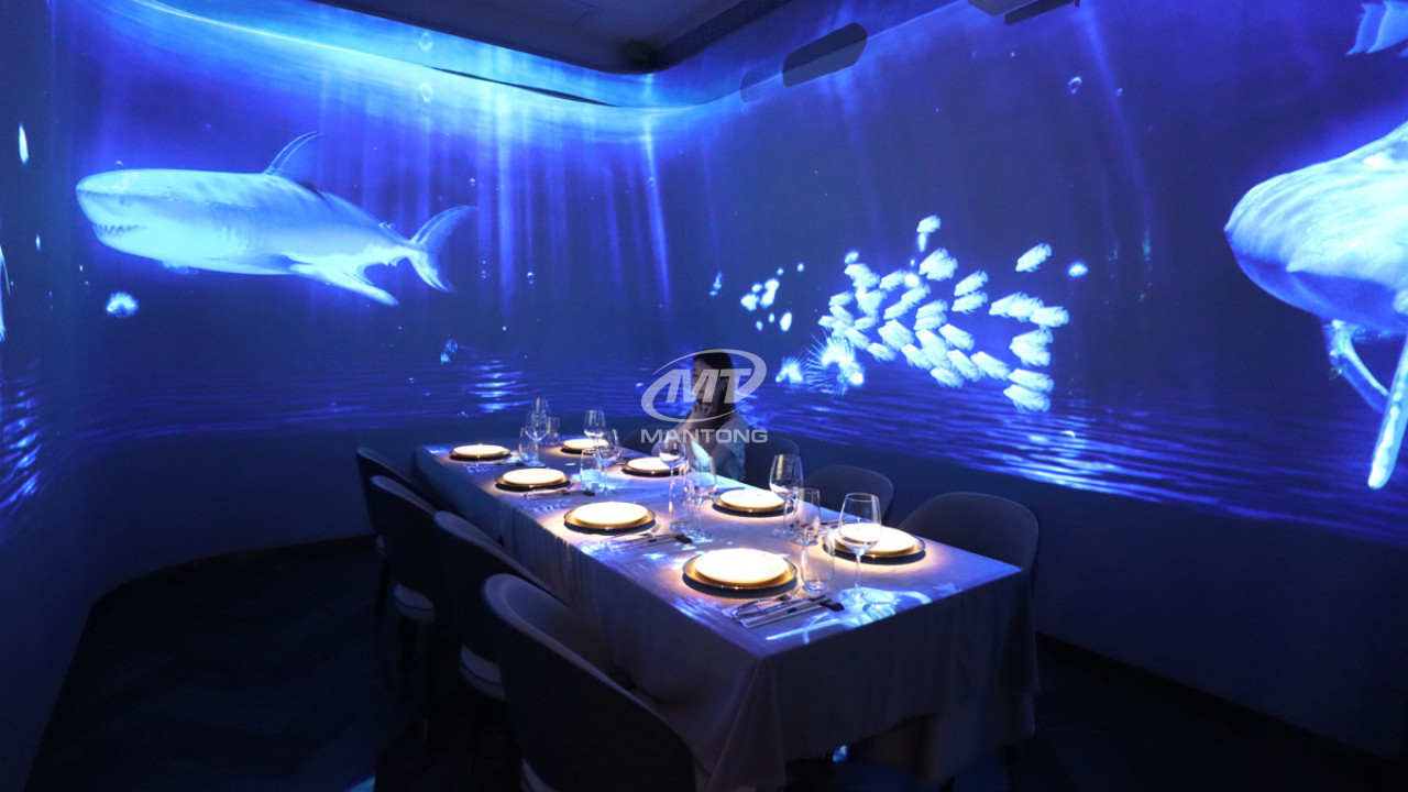immersive dining Ocean themed immersive dining experience.