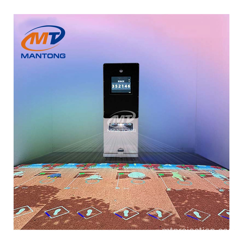 Dynamic Interactive Floor Fitness Education Interactive Floor Projection Projector Games4