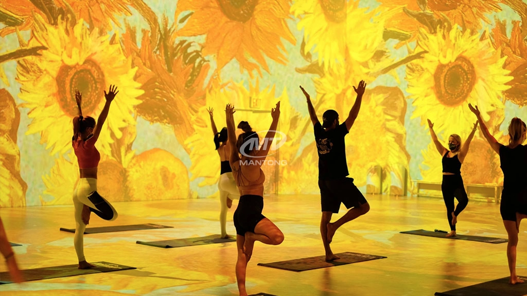 immersive-projection-for-Yoga-room immersive projection for Yoga room