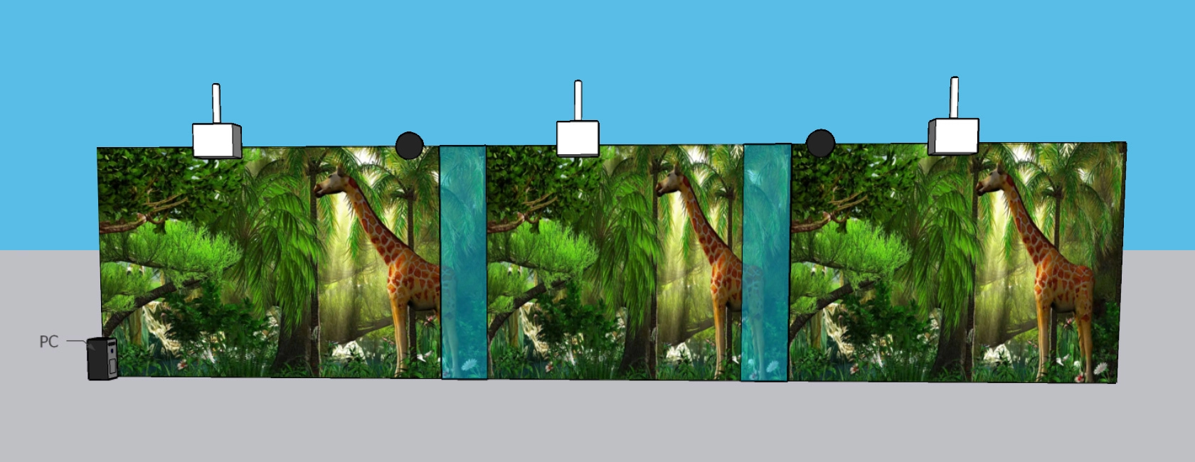 immersive-projection-wall immersive projection wall