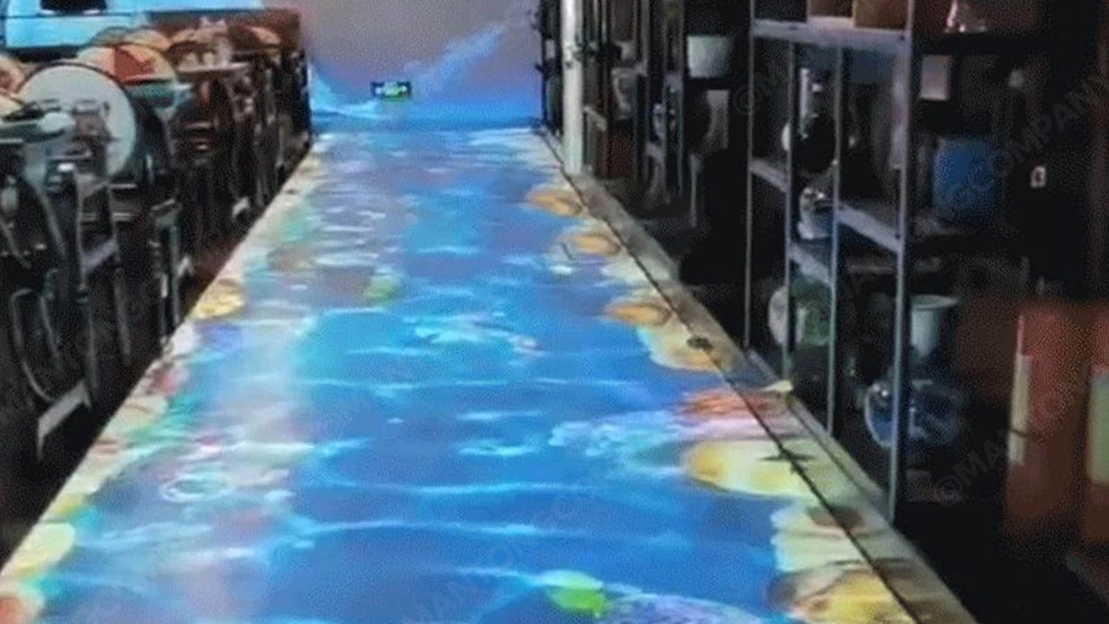 Indoor Interactive Floor Projection